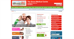 Desktop Screenshot of grovemedicalcentre.co.uk